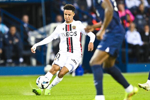Sofiane Diop (Nice) FOOTBALL : PSG vs Nice - Ligue1 Uber Eats - 01 10 2002 JBAutissier Panoramic 