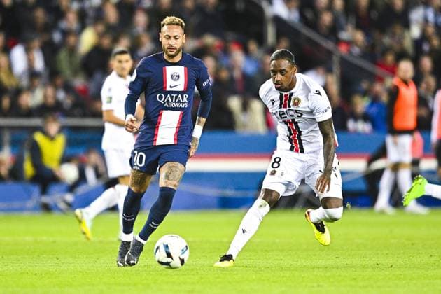 Neymar Jr (PSG) FOOTBALL : PSG vs Nice - Ligue1 Uber Eats - 01 10 2002 JBAutissier Panoramic 