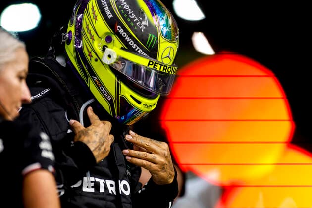 44 Lewis Hamilton GBR, Mercedes AMG Petronas F1 Team , F1 Grand Prix of Singapore at Marina Bay Street Circuit on October 2, 2022 in Singapore, Singapore Photo by HOCH ZWEI Singapore Singapore