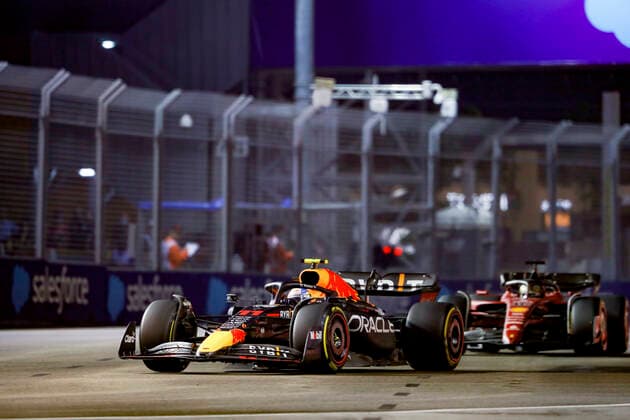 11 Sergio Perez MEX, Oracle Red Bull Racing , F1 Grand Prix of Singapore at Marina Bay Street Circuit on October 2, 2022 in Singapore, Singapore Photo by HOCH ZWEI Singapore Singapore
