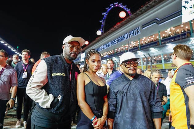 Formula 1, Singapore GP, The Black Eyed Peas as guests