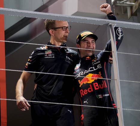 FORMULA 1 SINGAPORE AIRLINES SINGAPORE GRAND PRIX 2022 02 10 2022, Marina Bay Street Circuit, Singapore, FORMULA 1 SINGAPORE AIRLINES SINGAPORE GRAND PRIX 2022 ,in picture winner Sergio Perez MEX , Oracle Red Bull Racing nordphotoxGmbHx xBratic nph00250