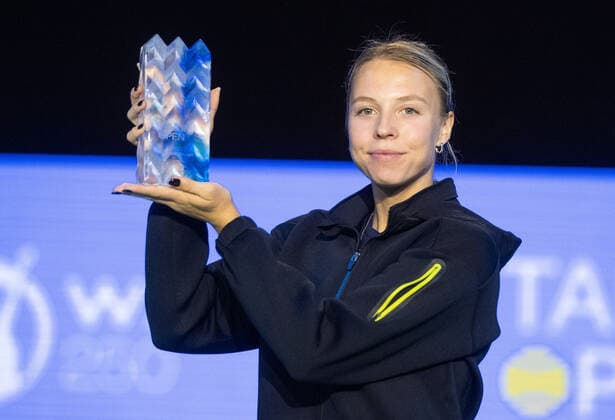 02.10.2022, Tallinn. WTA, Tennis Damen 250 Tallinn Open tennis tournament. Anett Kontaveit vs Barbora Krejcikova. Krejcikova won 6:2, 6:3. Photo Tairo Lutter, Postimees Tallinn Harjumaa Estonia 1TL02OCT22B426  Copyright: xTairoxLutterx Anett Kontaveit