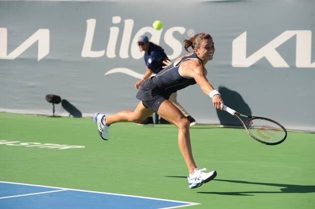 October 4, 2022, Monastir, Tunisia: Petra Martic in action....Petra Martic (CRO) vs Linda Fruhvirtova (CZE) during the Jasmin open Tunisia tennis tournament WTA, Tennis Damen 250) in Monastir in the Sahel (160km south east of Tunis) from October 1 to 9, 2022..Petra Martic win 2 0. Tunisia - ZUMAm107 20221004_zaf_m107_019 Copyright: xChokrixMahjoubx