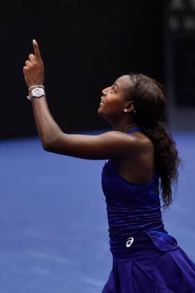 Alycia Parks of USA reacts during the WTA, Tennis Damen Agel Open 2022 women s tennis tournament match against Karolina Pliskova of Czech Republic in Ostrava, Czech Republic, October 4, 2022. (CTKxPhoto JaroslavxOzana) CTKPhotoP2022100408551  JAO 20
