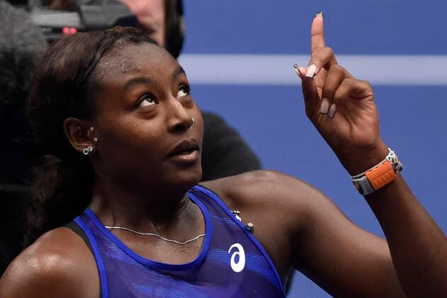 Alycia Parks of USA reacts during the WTA, Tennis Damen Agel Open 2022 women s tennis tournament match against Karolina Pliskova of Czech Republic in Ostrava, Czech Republic, October 4, 2022. (CTKxPhoto JaroslavxOzana) CTKPhotoP2022100408594  JAO 22