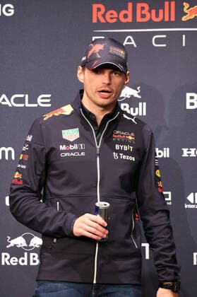 October 5, 2022, Tokyo, Japan - Red Bull Racing Formula-1 driver Max Verstappen of Netherlands speaks at a press conference, PK, Pressekonferenz in Tokyo on Wednesday, October 5, 2022. Formula-1 Japan Grand Prix will be held at the Suzuka circuit on October 9. Noxthirdxpartyxsales  (200425853)