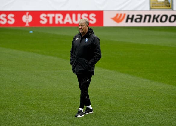 Football, men, season 2022 2023, Europa League, Malmö FF 1 FC Union Berlin group stage, group D, match day 3 , training of Malmö the day before the match at Eleda Stadium, coach Age Hareide Malmö FF , 05 10 2022, Copyright: xMatthiasxKochx