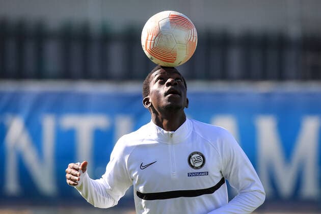 SOCCER - UEFA EL, Sturm vs Lazio, preview GRAZ,AUSTRIA,05.OCT.22 - SOCCER - UEFA Europa League, SK Sturm Graz vs SS Lazio Roma, preview, training Sturm. Image shows Amadou Dante (Sturm).  GEPAxpictures xMarioxBuehner