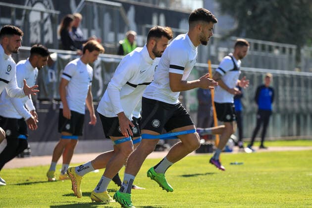 SOCCER - UEFA EL, Sturm vs Lazio, preview GRAZ,AUSTRIA,05.OCT.22 - SOCCER - UEFA Europa League, SK Sturm Graz vs SS Lazio Roma, preview, training Sturm. Image shows Jusuf Gazibegovic (Sturm).  GEPAxpictures xMarioxBuehner