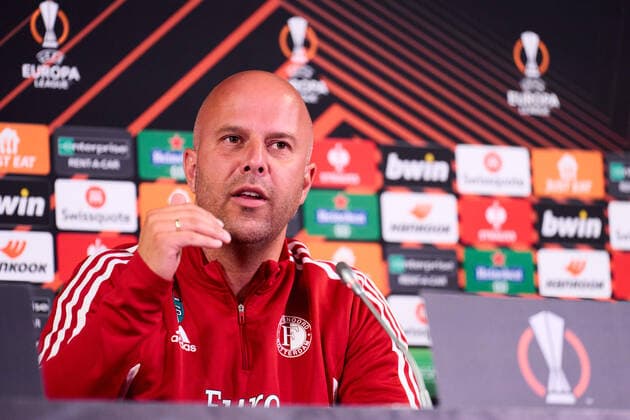 Football, EL, Feyenoord Rotterdam, Press conference