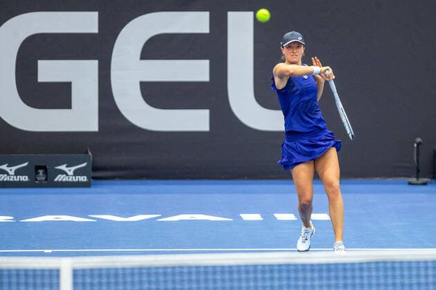 OSTRAVA 05.10.2022 TENIS WTA, Tennis Damen AGEL OPEN 2022 OSTRAVA IGA SWIATEK FOT. MICHAL CHWIEDUK FOKUSMEDIA.COM.PL NEWSPIX.PL --- Newspix.pl  221005CHW023