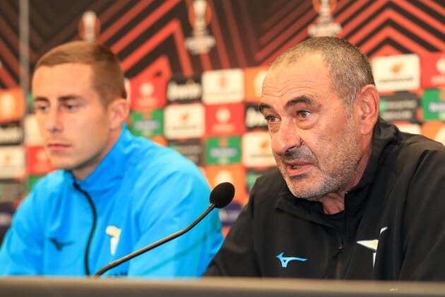 Football, EL, Lazio Roma, Press conference