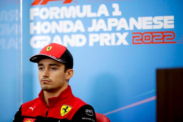 16 Charles Leclerc MCO, Scuderia Ferrari , F1 Grand Prix of Japan at Suzuka International Racing Course on October 6, 2022 in Suzuka, Japan Photo by HOCH ZWEI Suzuka Japan