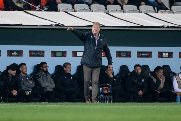 221006 Head coach Age Hareide of Malmö FF during the UEFA Europa League match between Malmö FF and Union Berlin on October 6, 2022 in Malmö Photo Petter Arvidson BILDBYRAN code PA PA0409 football football soccer fotball uefa europa league malmö ff union berlin bbeng,  Copyright: PETTERxARVIDSON BB221006PA049