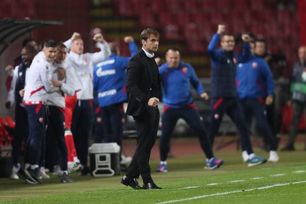 CRVENA ZVEZDA vs FERENCVAROS MILOS MILOJEVIC coach football Crvena zvezda vs Ferencvaros UEFA Europa league Rajko Mitic stadium, Belgrad 06.10.2022. Foto: FOOTBALL, UEFA EUROPA LEAGUE, CRVENA ZVEZDA, RED STAR, FERENCVAROS Belgrade Rajko Mitic stadium Serbia Copyright: xMarkoxMetlas xMNxPressx
