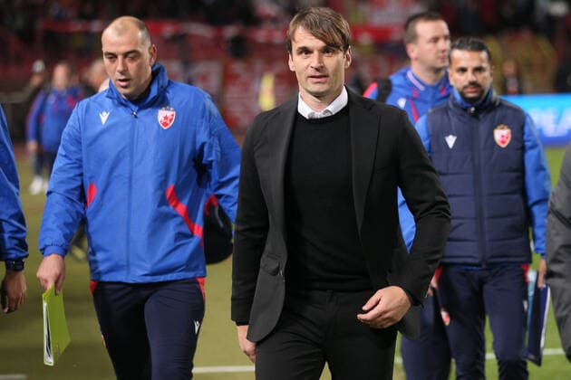 CRVENA ZVEZDA vs FERENCVAROS MILOS MILOJEVIC coach football Crvena zvezda vs Ferencvaros UEFA Europa league Rajko Mitic stadium, Belgrad 06.10.2022. Foto: FOOTBALL, UEFA EUROPA LEAGUE, CRVENA ZVEZDA, RED STAR, FERENCVAROS Belgrade Rajko Mitic stadium Serbia Copyright: xMarkoxMetlas xMNxPressx