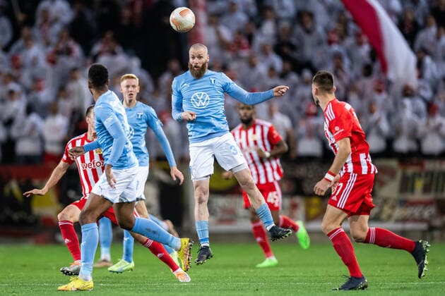 221006 Jo Inge Berget of Malmö FF during the UEFA Europa League match between Malmö FF and Union Berlin on October 6, 2022 in Malmö Photo Petter Arvidson BILDBYRAN code PA PA0409 football football soccer fotball uefa europa league malmö ff union berlin bbeng,  Copyright: PETTERxARVIDSON BB221006PA085