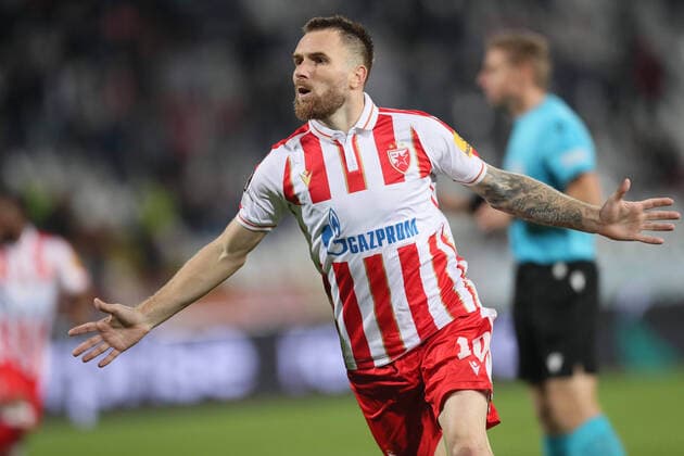 CRVENA ZVEZDA vs FERENCVAROS ALEKSANDAR KATAI football Crvena zvezda vs Ferencvaros UEFA Europa league Rajko Mitic stadium, Belgrad 06.10.2022. Foto: FOOTBALL, UEFA EUROPA LEAGUE, CRVENA ZVEZDA, RED STAR, FERENCVAROS Belgrade Rajko Mitic stadium Serbia Copyright: xMarkoxMetlas xMNxPressx