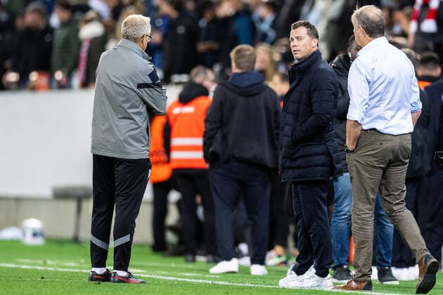 221006 Daniel Andersson, head of sports of Malmö FF, during the UEFA Europa League match between Malmö FF and Union Berlin on October 6, 2022 in Malmö Photo Petter Arvidson BILDBYRAN code PA PA0409 football football soccer fotball uefa europa league malmö ff union berlin bbeng,  Copyright: PETTERxARVIDSON BB221006PA109