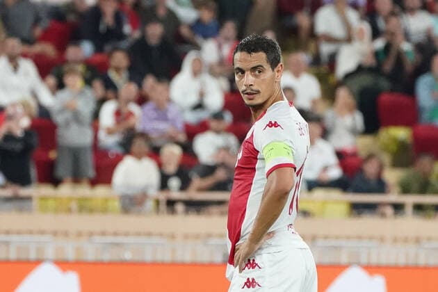 Wissam Ben Yedder (AS Monaco) FOOTBALL : AS Monaco vs Trabzonspor - Ligue Europa - Phase de groupe - Monaco - 06 10 2022 NorbertScanella Panoramic 