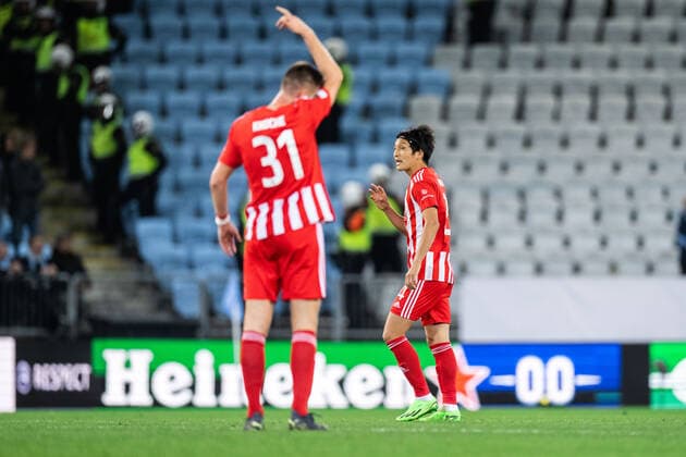 221006 Genki Haraguchi of Union Berlin during the UEFA Europa League match between Malmö FF and Union Berlin on October 6, 2022 in Malmö Photo Petter Arvidson BILDBYRAN code PA PA0409 football football soccer fotball uefa europa league malmö ff union berlin bbeng,  Copyright: PETTERxARVIDSON BB221006PA154