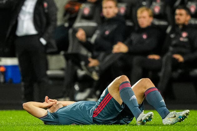 UEFA Europa League: FC Midtjylland v Feyenoord Herning - Oussama Idrissi of Feyenoord during the match between FC Midtjylland v Feyenoord at MCH Arena on 6 October 2022 in Herning, Denmark. Copyright: xTomxBodex