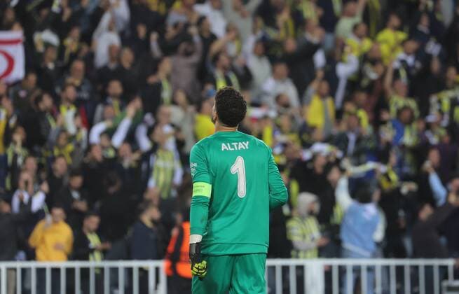 Fenerbahce™s Altay Bayindir during Fenerbahce AEK Athens UEFA Europa League game at Ulker Arena in Istanbul, Turkey. Copyright: TolgaxAdanali 17697133