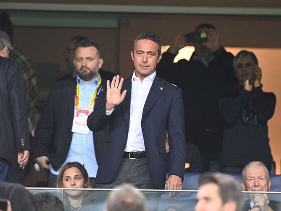 President Ali Koc of Fenerbahce during the UEFA Europa League group B match between Fenerbahce and AEK Larnaca at Ulker Sukru Saracoglu Stadium in Istanbul, Turkey on October 6, 2022. ( Photo by Seskimphoto ) Fenerbahce v AEK Larnaca - UEFA Europa League Match 