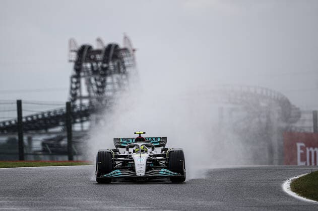 44 HAMILTON Lewis (gbr), Mercedes AMG F1 Team W13, action during the Formula 1 Honda Japanese Grand Prix 2022, 18th round of the 2022 FIA Formula One World Championship, WM, Weltmeisterschaft from October 7 to 9, 2022 on the Suzuka International Racing Course, in Suzuka, Mie Prefecture, Japan - F1 - JAPANESE GRAND PRIX 2022 DPPI Panoramic  _V2_4391