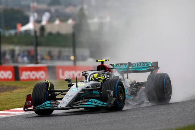 44 Lewis Hamilton GBR, Mercedes AMG Petronas F1 Team , F1 Grand Prix of Japan at Suzuka International Racing Course on October 7, 2022 in Suzuka, Japan Photo by HOCH ZWEI Suzuka Japan