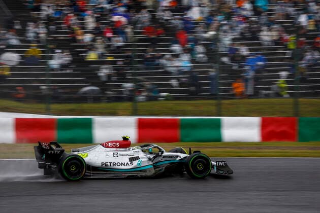 44 Lewis Hamilton GBR, Mercedes AMG Petronas F1 Team , F1 Grand Prix of Japan at Suzuka International Racing Course on October 7, 2022 in Suzuka, Japan Photo by HOCH ZWEI Suzuka Japan