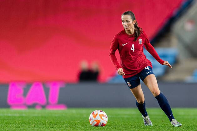 221007 Tuva Hansen of Norway during the international friendly football match between Norway and Brazil on October 7, 2022 in Oslo Photo Vegard Grot BILDBYRAN code VG VG0366 bbeng football football soccer fotball training international private international international friendly norge norway ladies brasilien brazil brasil,  Copyright: VEGARDxGRoTT BB221007VG058