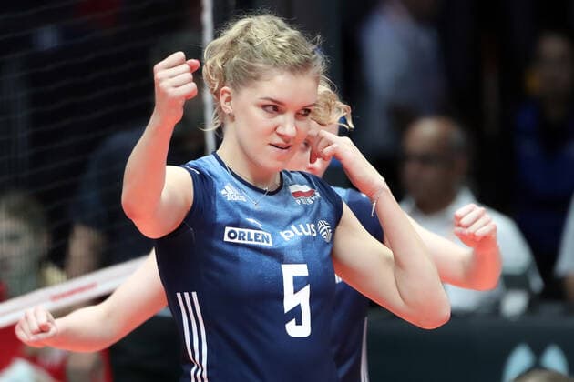 07.10.2022 LODZ, ATLAS ARENA SIATKOWKA KOBIET (VOLLEYBALL) FIVB MISTRZOSTWA SWIATA W SIATKOWCE KOBIET HOLANDIA - POLSKA 2022 ( FIVB VOLLEYBALL WOMENÕS WORLD CHAMPIONSHIPS NETHERLANDS - POLAND 2022) MECZ (GAME POLAND - CANADA ) POLSKA - KANADA ( POLAND - USA ) NZ. AGNIESZKA KORNELUK FOTO JAKUB PIASECKI CYFRASPORT NEWSPIX.PL --- Newspix.pl POLAND OUT! POLAND OUT!  20221007JPCS3067