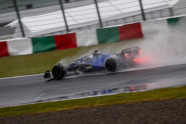 06 LATIFI Nicholas (can), Williams Racing FW44, action during the Formula 1 Honda Japense Grand Prix 2022, 18th round of the 2022 FIA Formula One World Championship, WM, Weltmeisterschaft from Octobre 7 to 9, 2022 on the Suzuka International Racing Course, in Suzuka, Mie Prefecture, Japan - F1 - JAPANESE GRAND PRIX 2022 DPPI Panoramic  F12022GP18JAP_JK145851