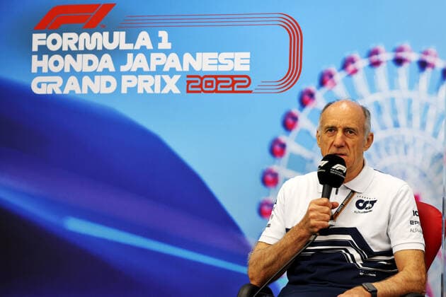 Franz Tost (AUT) AlphaTauri Team Principal, portrait, in the FIA press conference, PK, Pressekonferenz during the Formula 1 Honda Japense Grand Prix 2022, 18th round of the 2022 FIA Formula One World Championship, WM, Weltmeisterschaft from Octobre 7 to 9, 2022 on the Suzuka International Racing Course, in Suzuka, Mie Prefecture, Japan - F1 - JAPANESE GRAND PRIX 2022 DPPI Panoramic  JAPAN_PRESS_CONF_SATURDAY_12
