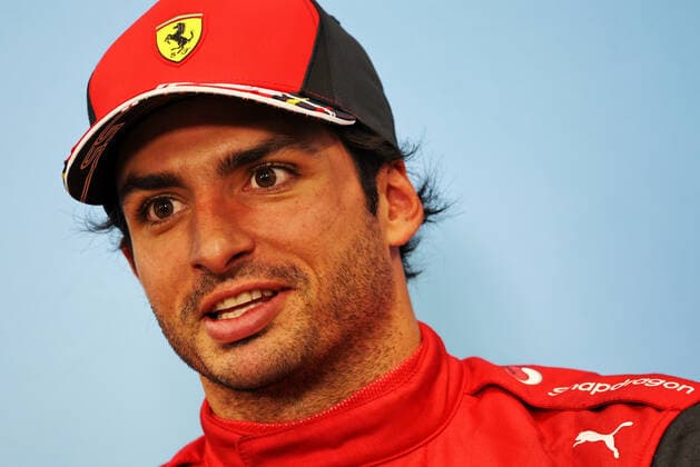 Carlos Sainz Jr (ESP), Ferrari, portrait in the post qualifying FIA press conference, PK, Pressekonferenz during the Formula 1 Honda Japense Grand Prix 2022, 18th round of the 2022 FIA Formula One World Championship, WM, Weltmeisterschaft from Octobre 7 to 9, 2022 on the Suzuka International Racing Course, in Suzuka, Mie Prefecture, Japan - F1 - JAPANESE GRAND PRIX 2022 DPPI Panoramic  JAPAN_PRESS_CONF_SATURDAY_53