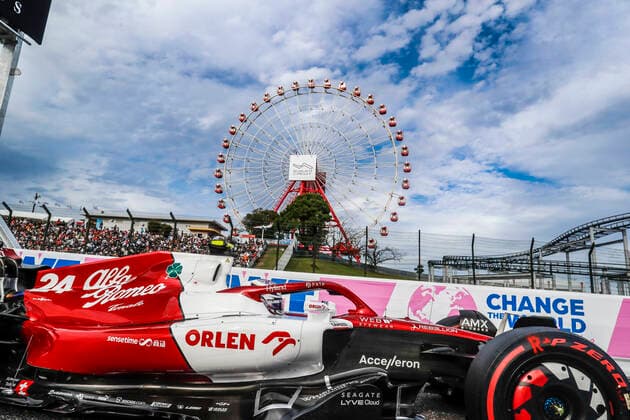 24 Guanyu Zhou CHN, Alfa Romeo F1 Team ORLEN , F1 Grand Prix of Japan at Suzuka International Racing Course on October 8, 2022 in Suzuka, Japan Photo by HOCH ZWEI Suzuka Japan