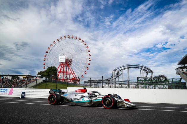 63 George Russell GBR, Mercedes AMG Petronas F1 Team , F1 Grand Prix of Japan at Suzuka International Racing Course on October 8, 2022 in Suzuka, Japan Photo by HOCH ZWEI Suzuka Japan