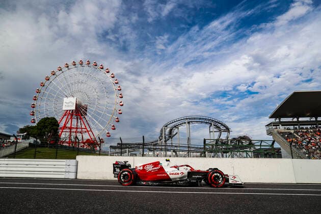 24 Guanyu Zhou CHN, Alfa Romeo F1 Team ORLEN , F1 Grand Prix of Japan at Suzuka International Racing Course on October 8, 2022 in Suzuka, Japan Photo by HOCH ZWEI Suzuka Japan