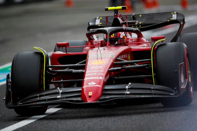 55 Carlos Sainz ESP, Scuderia Ferrari , F1 Grand Prix of Japan at Suzuka International Racing Course on October 8, 2022 in Suzuka, Japan Photo by HOCH ZWEI Suzuka Japan