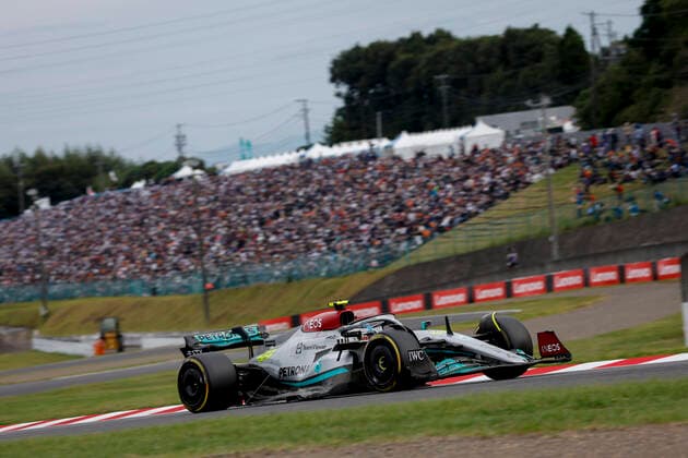 44 Lewis Hamilton GBR, Mercedes AMG Petronas F1 Team , F1 Grand Prix of Japan at Suzuka International Racing Course on October 8, 2022 in Suzuka, Japan Photo by HOCH ZWEI Suzuka Japan