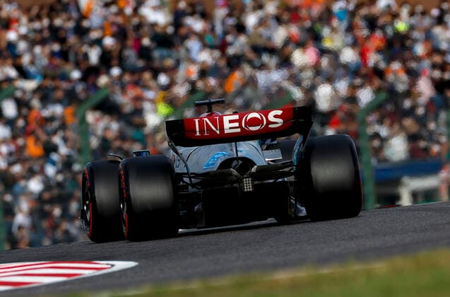 63 George Russell GBR, Mercedes AMG Petronas F1 Team , F1 Grand Prix of Japan at Suzuka International Racing Course on October 8, 2022 in Suzuka, Japan Photo by HOCH ZWEI Suzuka Japan