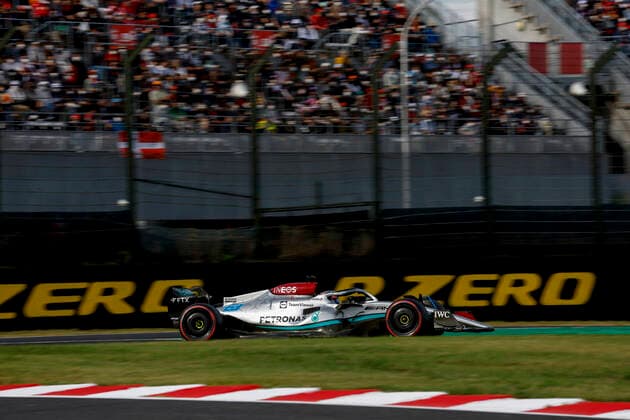 63 George Russell GBR, Mercedes AMG Petronas F1 Team , F1 Grand Prix of Japan at Suzuka International Racing Course on October 8, 2022 in Suzuka, Japan Photo by HOCH ZWEI Suzuka Japan