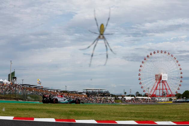 63 George Russell GBR, Mercedes AMG Petronas F1 Team , F1 Grand Prix of Japan at Suzuka International Racing Course on October 8, 2022 in Suzuka, Japan Photo by HOCH ZWEI Suzuka Japan