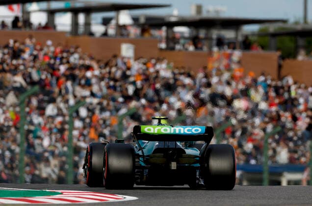 5 Sebastian Vettel DEU, Aston Martin Aramco Cognizant F1 Team , F1 Grand Prix of Japan at Suzuka International Racing Course on October 8, 2022 in Suzuka, Japan Photo by HOCH ZWEI Suzuka Japan