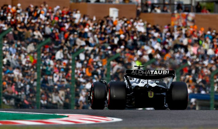 22 Yuki Tsunoda JPN, Scuderia AlphaTauri , F1 Grand Prix of Japan at Suzuka International Racing Course on October 8, 2022 in Suzuka, Japan Photo by HOCH ZWEI Suzuka Japan