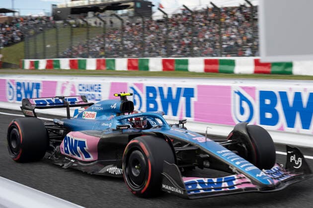 October 8, 2022, Suzuka, Mie, Japan: October 8, 2022: Suzuka Circuit, Mie Prefecture, JAPAN: ESTEBAN OCON of Alpine 31 during Qualifying Day for the Formula 1 Honda Japanese Grand Prix. Max Verstappen of Red Bull Racing qualified in pole position. Motorsports. Suzuka Japan - ZUMAb177 20221008_zap_b177_023 Copyright: xTaidghxBarronx