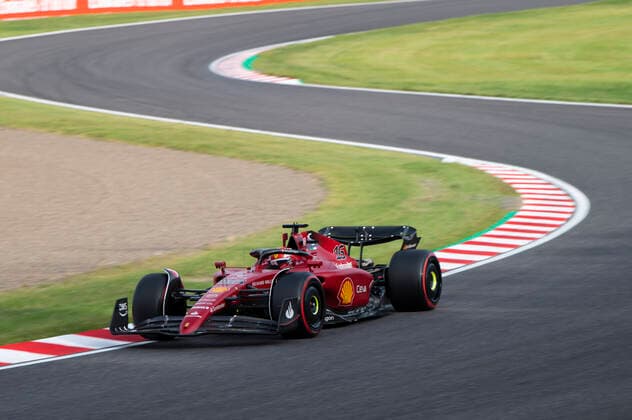October 8, 2022, Suzuka, Mie, Japan: October 8, 2022: Suzuka Circuit, Mie Prefecture, JAPAN: CHARLES LECLERC of Ferrari 16 during Qualifying Day for the Formula 1 Honda Japanese Grand Prix. Max Verstappen of Red Bull Racing qualified in pole position. Motorsports. Suzuka Japan - ZUMAb177 20221008_zap_b177_048 Copyright: xTaidghxBarronx