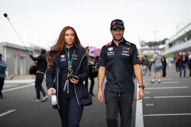 October 8, 2022, Suzuka, Mie, Japan: October 8, 2022: Suzuka Circuit, Mie Prefecture, JAPAN: SERGIO PEREZ of Red Bull Racing 11 arrives at Qualifying Day for the Formula 1 Honda Japanese Grand Prix. Max Verstappen of Red Bull Racing qualified in pole position. Motorsports. Suzuka Japan - ZUMAb177 20221008_zap_b177_088 Copyright: xTaidghxBarronx